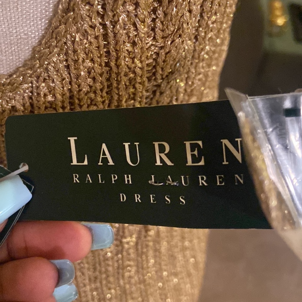 Gold Ralph Lauren Dress - Picture 4 of 5